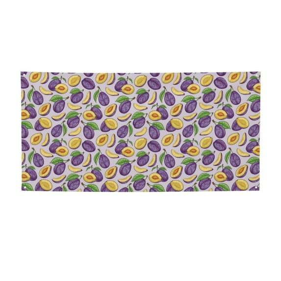 Pofeuu Plum Print Colorful Yard Festival Banner Sign Party Outdoor & Indoor Party Decoration Banne Festival Yard Sign-Small