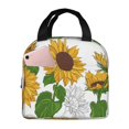 thumbnail image 1 of Pofeuu Plump Sunflower And Sketch Print Lunch Bag Lunch Box Large Capacity Insulated Lunch Bag for Adult, Leakproof Reusable Lunch Tote Bags for Work, 1 of 5