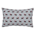 thumbnail image 1 of Pofeuu Polka Dot Christmas Dog Print Polyester Microfiber Plush Pillowcases, Super Soft and Cozy Pillow Case Covers with Envelop Closure（Pillow core not included）-14"x20", 1 of 6