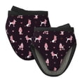 thumbnail image 1 of Pofeuu Poodle Dog Print Thickened Mini Silicone Oven Mitts Heat Resistant, Rubber Oven Mitt Gloves, Finger Pinch Grips, Pot Holder, Silicone Potholder, 1 of 7