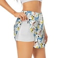 thumbnail image 1 of Pofeuu Poodle Dog Print Women's Athletic Shorts Running Workout Shorts Tummy Control Quick Dry Gym Shorts with Pockets Double layer sports shorts-XX-Large, 1 of 7