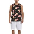 thumbnail image 1 of Pofeuu Popcorn Print Basketball Jersey, Shirts for Men Youth Basketball Jersey Crew Neck-X-Large, 1 of 6