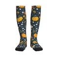 thumbnail image 1 of Pofeuu Pumpkin Print Compression Socks for Women & Men Circulation - Best Support for Nurses,Running,Athletic,Sports, 1 of 7