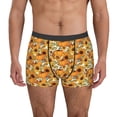 thumbnail image 1 of Pofeuu Pumpkins And Sunflowers A Print Men’s Boxer Briefs, Moisture-Wicking Underwear, Regular,Trunk-Large, 1 of 5