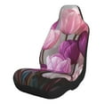 thumbnail image 1 of Pofeuu Purple And Pink Tulip Bouquet Print Automotive Car Seat Covers Flat Cloth Full Set Seat Covers,Car Seat Covers front seats for Cars Trucks and SUVs-1, 1 of 9