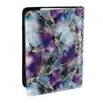 thumbnail image 1 of Pofeuu Purple Marble Texture Print Travel Document Organizer Passport Holder Men Women for Family (6.5 in x 4.5 in),Wallet Holder Credit Card Clutch Bag Case, 1 of 5