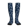 thumbnail image 1 of Pofeuu Question Marks Print Compression Socks for Women & Men Circulation - Best Support for Nurses,Running,Athletic,Sports, 1 of 7
