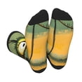 thumbnail image 1 of Pofeuu Quirky Cartoon 123 Print Crew Socks, Adult Running Hiking Socks for Youth and Adult, 1 of 7