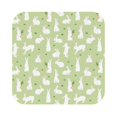 thumbnail image 1 of Pofeuu Rabbit And Carrot (2) Print Leather Coasters Set of 6, Round Cups Mugs Mat Pad for Home Kitchen Heat Resistant Drink Coasters,Square, 1 of 7
