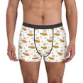 thumbnail image 1 of Pofeuu Rabbit And Carrot Print Men’s Boxer Briefs, Moisture-Wicking Underwear, Regular,Trunk-Large, 1 of 5
