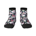 thumbnail image 1 of Pofeuu Rabbit And Rose Print 30cm Socks, Adult Running Hiking Socks for Youth and Adult, 1 of 7