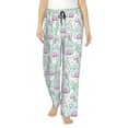 thumbnail image 1 of Pofeuu Rabbit Back View Print Women's Fashion Pajama Pants with Pockets Comfy Drawstring Sleep Lounge Bottoms-X-Large, 1 of 6