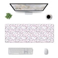 thumbnail image 1 of Pofeuu Rabbit Eating Print Desk Mat for Keyboard and Mouse，Computer Desk Matt for Desktop，Large Mouse Pad for Desk，Desk Pads on Top of Desks 12x31.5in, 1 of 8