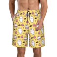 thumbnail image 1 of Pofeuu Rabbit Hunger Prin Men's Swim Trunks Quick Dry Bathing Suit Swimming Board Shorts Mesh Lining Beach Swimwear-XX-Large, 1 of 6