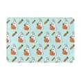 thumbnail image 1 of Pofeuu Rabbit Is Eating Carrots Print Flannel Doormats Rug16"x24"Rug Washable Doormats Indoor Outdoor Rugs for Layered Front Door Mats, Porch, Kitchen, Entryway, 1 of 7