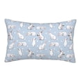 thumbnail image 1 of Pofeuu Rabbit Is Eating Carrots Print Polyester Microfiber Plush Pillowcases, Super Soft and Cozy Pillow Case Covers with Envelop Closure（Pillow core not included）-14"x20", 1 of 6