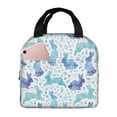 thumbnail image 1 of Pofeuu Rabbit2 Print Lunch Bag Lunch Box Large Capacity Insulated Lunch Bag for Adult, Leakproof Reusable Lunch Tote Bags for Work, 1 of 5