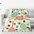 thumbnail image 1 of Pofeuu Racket and Tennis Ball Print Ultra-Soft Micro Fleece Blanket,for Bed Or Sofa,All Season Throw Blankets Flannel Blanket-80"x60", 1 of 7