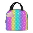 thumbnail image 1 of Pofeuu Rainbow Scales2 Print Lunch Bag Lunch Box Large Capacity Insulated Lunch Bag for Adult, Leakproof Reusable Lunch Tote Bags for Work, 1 of 5