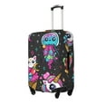 thumbnail image 1 of Pofeuu Rainbow Unicorn And Cat Icecream Print Luggage Suitcase Cover Protector Luggage Washable Covers Aesthetic for 18/24/28/32 inch Luggage（No luggage included）-Small, 1 of 7