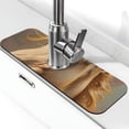 thumbnail image 1 of Pofeuu Rainbow White Horse Print Splash Guard for Sink Faucet Sink Gadgets-Splash Guard Behind Faucet Drip Catcher for Kitchen, Bathroom,Sink Mat, 1 of 7