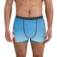 thumbnail image 1 of Pofeuu Red And White Lighthouse Print Men’s Boxer Briefs, Moisture-Wicking Underwear, Regular,Trunk-X-Large, 1 of 5