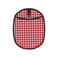 thumbnail image 1 of Pofeuu Red Checkboard Print Silicone Pot Mat Mitten With Hanging Loop Heat Resistant Oven Mitts Non-Slip Bbq Baking Smoking Potholders, 1 of 7