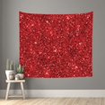 thumbnail image 1 of Pofeuu Red Glitter Print Wall Tapestry Decoration Wall Hanging Tapestry 60 x 51 Inch, 1 of 6