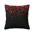 thumbnail image 1 of Pofeuu Red Glitter1 Print Double-sided plush pillowcase Square Throw Pillow Covers Pillows Cover for Living Room Bedroom Sofa Couch Cushion Cover（No pillow core）-22"x22", 1 of 7