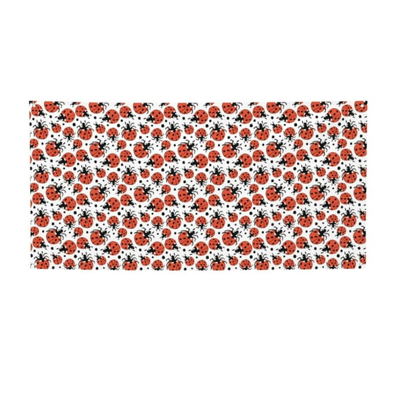 Pofeuu Red Ladybugs Print Colorful Yard Festival Banner Sign Party Outdoor & Indoor Party Decoration Banne Festival Yard Sign-Small