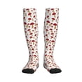 thumbnail image 1 of Pofeuu Red Mushroom Print Compression Socks for Women & Men Circulation - Best Support for Nurses,Running,Athletic,Sports, 1 of 7