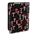 thumbnail image 1 of Pofeuu Red Mushrooms Print Travel Document Organizer Passport Holder Men Women for Family (6.5 in x 4.5 in),Wallet Holder Credit Card Clutch Bag Case, 1 of 5