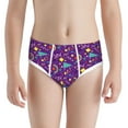 thumbnail image 1 of Pofeuu Retro 80s Style Print Boy's Briefs Toddler Boys' Underwear, Organic Cotton, Comfort Briefs-Small, 1 of 7