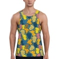 thumbnail image 1 of Pofeuu Retro Boho Elephants Print Men's Workout Tank Tops Sleeveless Muscle Gym Shirt Quick Dry-4X-Large, 1 of 7