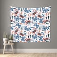 thumbnail image 1 of Pofeuu Retro Butterfly Print Wall Tapestry Decoration Wall Hanging Tapestry 60 x 51 Inch, 1 of 6
