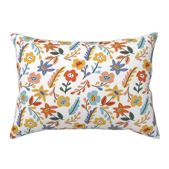 Pofeuu Retro Floral Print Queen Pillow Cases,Pillowcases with Envelope Closure, Wrinkle, Fade and Stain Resistant Pillow Covers-20x26in(No pillow core)