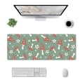thumbnail image 1 of Pofeuu Retro Hippie Groovy Mushroom Print Desk Mat for Keyboard and Mouse，Computer Desk Matt for Desktop，Large Mouse Pad for Desk，Desk Pads on Top of Desks 12x31.5in, 1 of 8