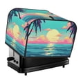 thumbnail image 1 of Pofeuu Retro Palm Beach Sunset Print Toaster Cover 4 Slice, Bread Dust Cover & Fingerprint Protection, Kitchen Small Appliance Covers(Toaster Cover), 1 of 7