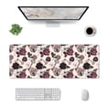 thumbnail image 1 of Pofeuu Retro Red Black Roses Print Desk Mat for Keyboard and Mouse，Computer Desk Matt for Desktop，Large Mouse Pad for Desk，Desk Pads on Top of Desks 12x31.5in, 1 of 8