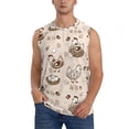 thumbnail image 1 of Pofeuu Retro Rooster Print Men's Muscle T-Shirt, Sleeveless, Muscle Tank, Classic Muscle Tee Top For Men Casual Sleeveless Muscle T-Shirt Trendy Clothes-3X-Large, 1 of 7