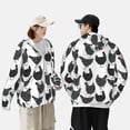 thumbnail image 1 of Pofeuu Retro Rooster Print Sun Protection Outdoor Lightweight Full Zip UV Cooling Hoodie Long Sleeve Summer Clothing for Outdoor Hiking-Small, 1 of 5