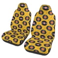thumbnail image 1 of Pofeuu Retro Vinyl Records Print Automotive Car Seat Covers Flat Cloth Full Set Seat Covers,Car Seat Covers front seats for Cars Trucks and SUVs(Two packs), 1 of 7