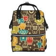 thumbnail image 1 of Pofeuu Robot and Monsters Print Diaper Bag Backpack, Multifunction Travel Pack Maternity Baby Changing Bags, Large Capacity, Waterproof, 1 of 6