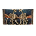 thumbnail image 1 of Pofeuu Romantic Skeletons Under Moon Print Colorful Yard Festival Banner Sign Party Outdoor & Indoor Party Decoration Banne Festival Yard Sign-Small, 1 of 8