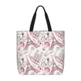 thumbnail image 1 of Pofeuu Romantic Travel In Paris Print Tote Bag for Women,Hobo HandBags with Zipper,Large Capacity Casual Shoulder Handbags with Inner Pockets, 1 of 7