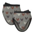 thumbnail image 1 of Pofeuu Rooster Print Thickened Mini Silicone Oven Mitts Heat Resistant, Rubber Oven Mitt Gloves, Finger Pinch Grips, Pot Holder, Silicone Potholder, 1 of 7