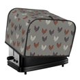 thumbnail image 1 of Pofeuu Rooster Print Toaster Cover 4 Slice, Bread Dust Cover & Fingerprint Protection, Kitchen Small Appliance Covers(Toaster Cover), 1 of 7