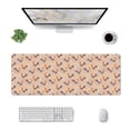 thumbnail image 1 of Pofeuu Roosters In Floral Print Desk Mat for Keyboard and Mouse，Computer Desk Matt for Desktop，Large Mouse Pad for Desk，Desk Pads on Top of Desks 12x31.5in, 1 of 8