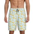 thumbnail image 1 of Pofeuu Roosters Print Men's Soft Woven Elastic Waistband Sleep Pajama Short-XX-Large, 1 of 6