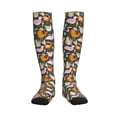 thumbnail image 1 of Pofeuu Roosters and Chicks Print Compression Socks for Women & Men Circulation - Best Support for Nurses,Running,Athletic,Sports, 1 of 7